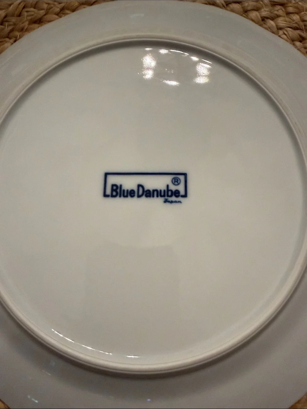Classic Blue Onion by Blue Danube Floral Porcelain set of 4 salad plates